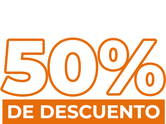 Por la compra de un producto, te llevas el segundo con un 50% de descuento