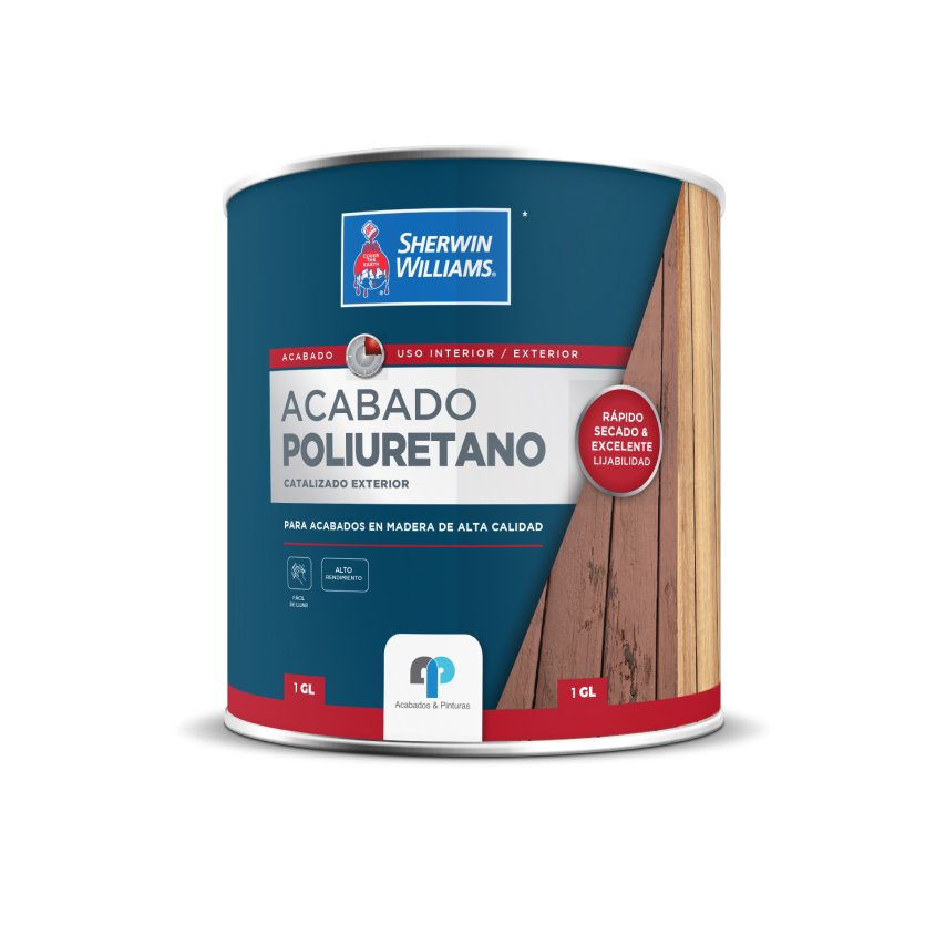 Lata de Pintura Acabado Poliuretano