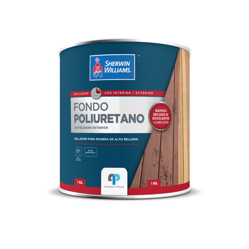 Lata de Pintura Fondo Poliuretano
