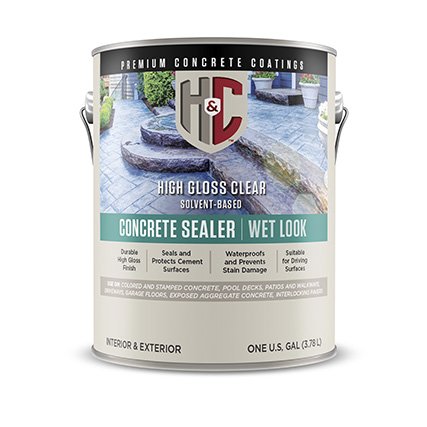 Lata de Pintura H&C® Concrete Sealer Clear Gloss