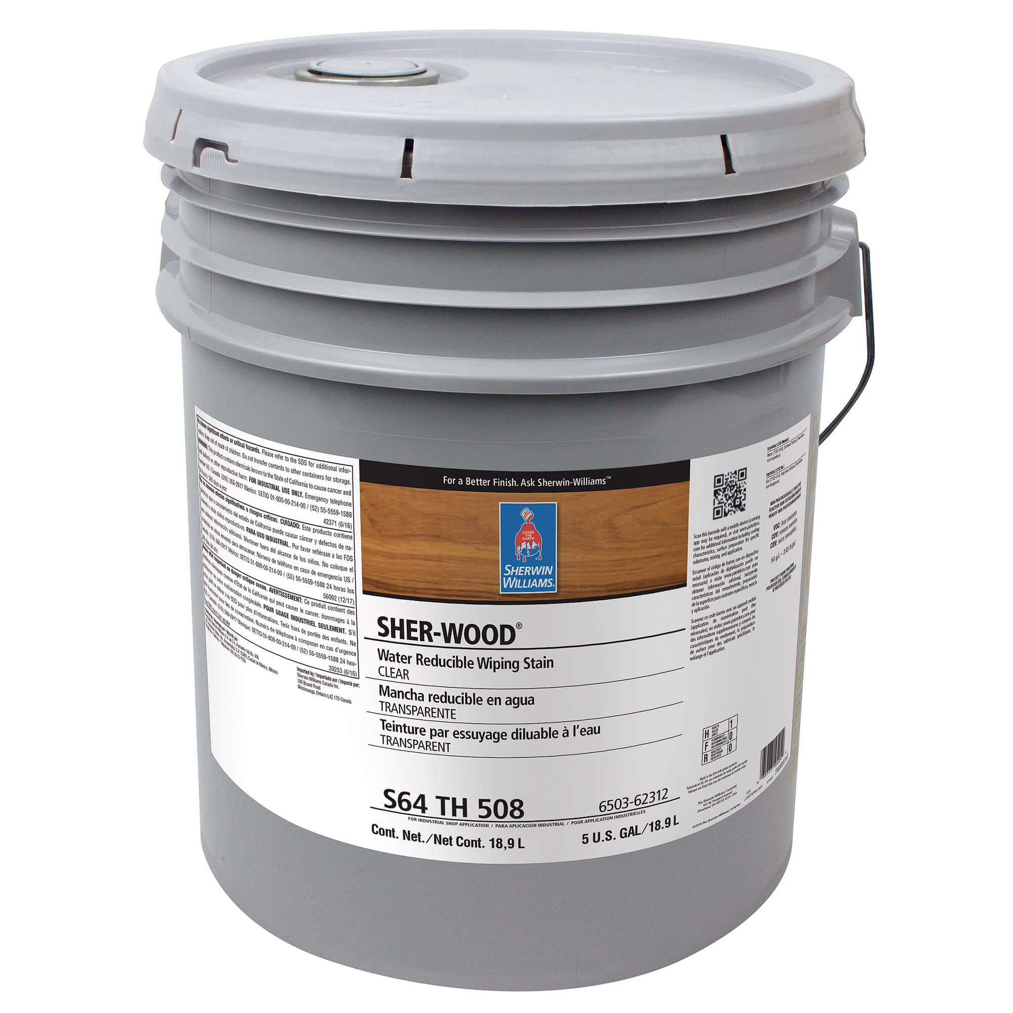 Lata de Pintura Sher-Wood WB-W Stain