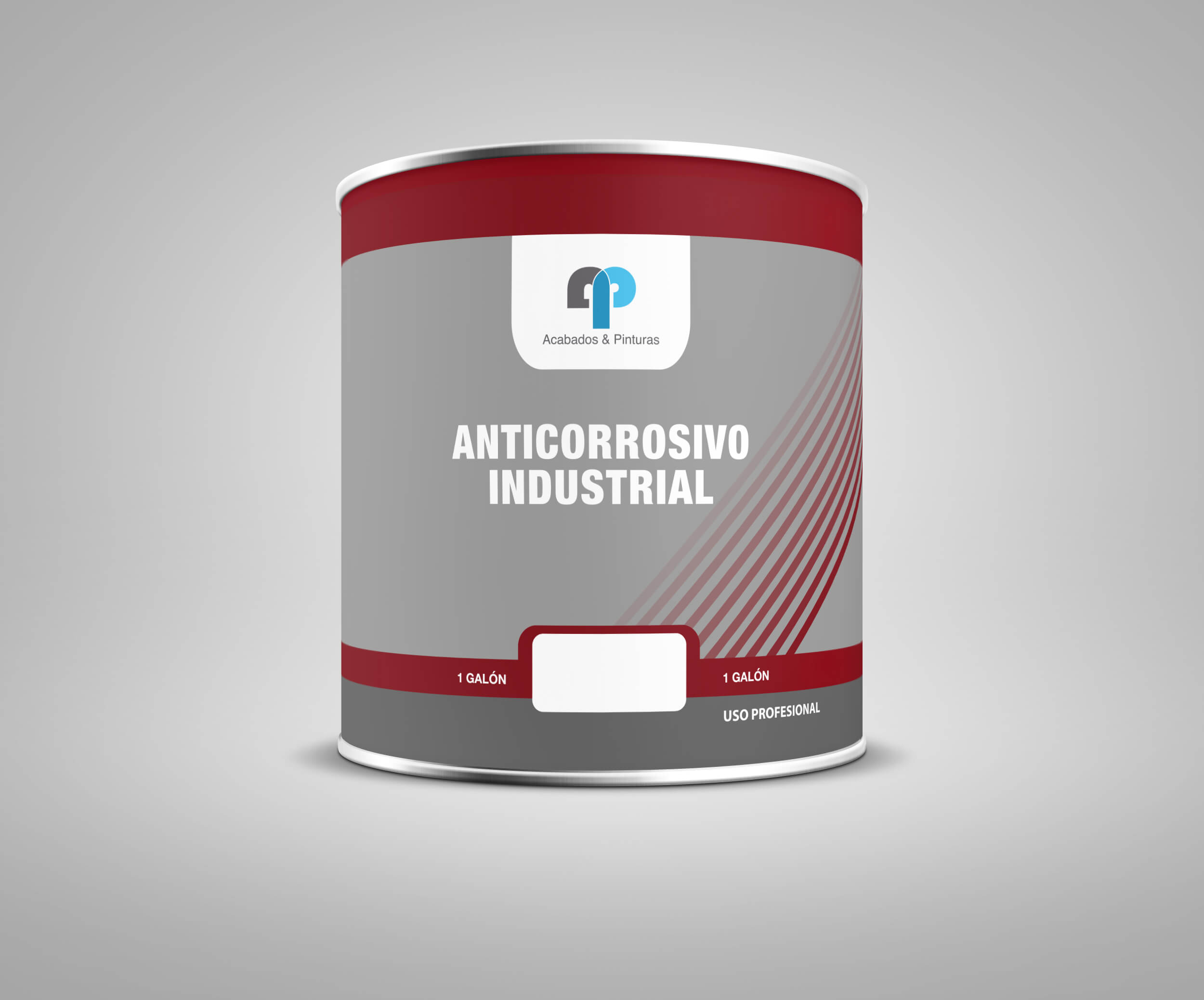 Lata de Pintura Anticorrosivo industrial