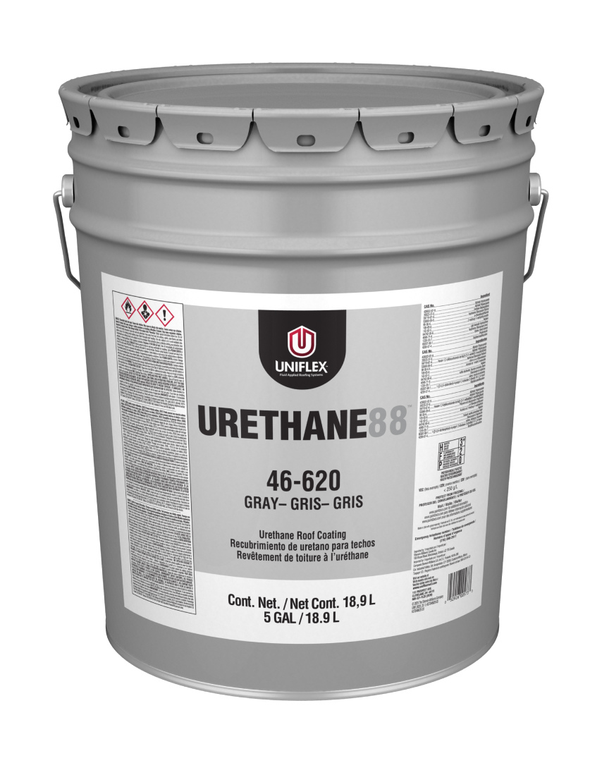 Lata de Pintura UNIFLEX Urethane88 Gray Base Roof Coating 46-620