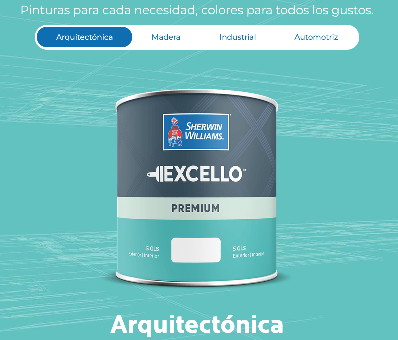 Acabados y Pinturas - Pinturas Sherin Williams - Tipos de Pintura