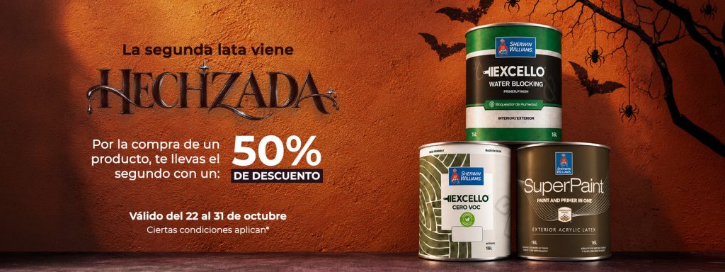 Acabados y Pinturas - Sherwin Williams - Promocion Halloween